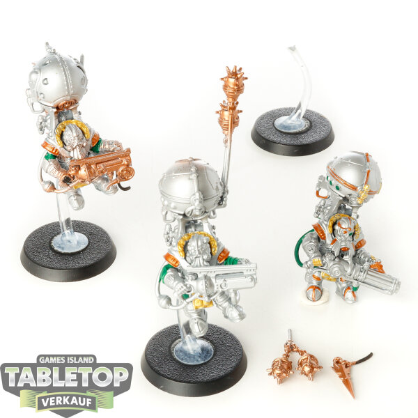 Kharadron Overlords - 3x Skywardens - teilweise bemalt