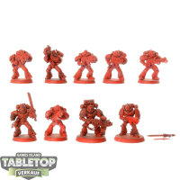 Space Marines - 9x Tactical Squad - teilweise bemalt