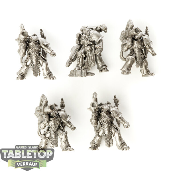 Chaos Space Marines - 5x Chaos Space Marines Havocs - grundiert