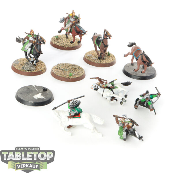 HdR Figuren - Gut - 6 x Riders Of Rohan - teilweise bemalt