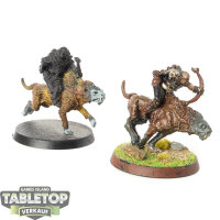HdR Figuren - Böse - 2 x Warg Riders - bemalt
