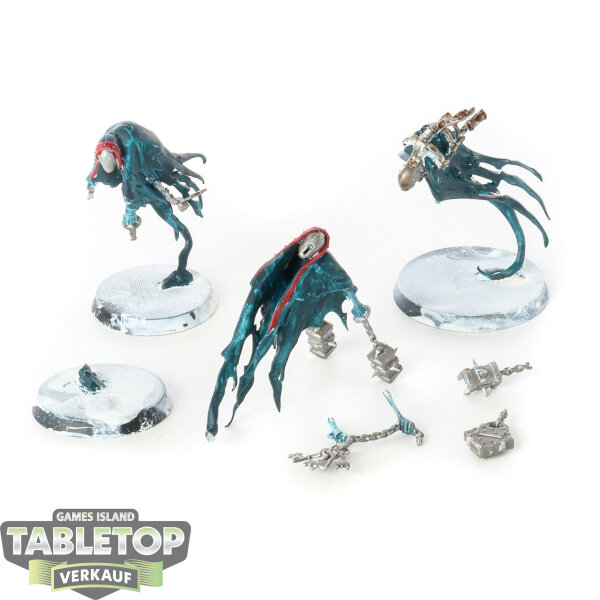 Nighthaunt - 3 Spirit Torment and Chainghasts - bemalt