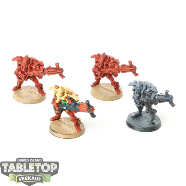 Aeldari - 4 x Warp Spiders (Classic) - teilweise bemalt