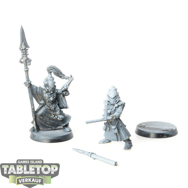Aeldari - 2 x Warlocks (Classic) - teilweise bemalt