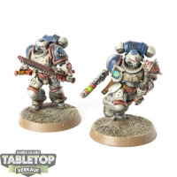 World Eaters - 2 Khorne Berserkers - bemalt