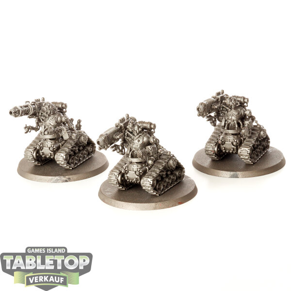 Adeptus Mechanicus - 3x Kataphron Destroyers - grundiert