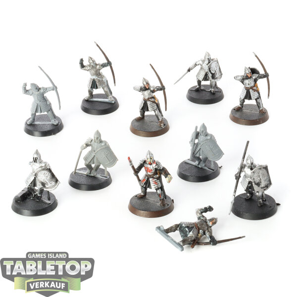 HdR Figuren - Gut - 11 Warriors of Minas Tirith™ - teilweise bemalt