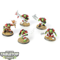 Orruk Warclans - 5 Brutes - teilweise bemalt