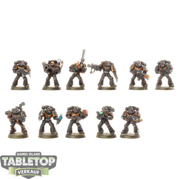 Space Marines - 11 Tactical Squad - bemalt