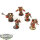Chaos Space Marines - 5 Chaos Chosen - klassisch - bemalt