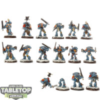 Space Wolves - 15 x Space Wolves Blood Claws - bemalt