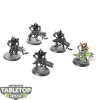 Necrons - 5 Immortals - teilweise bemalt
