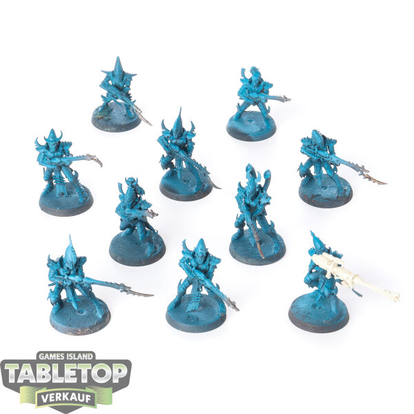 Drukhari - 10 Kabalite Warriors - teilweise bemalt