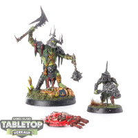 Orruk Warclans - Killaboss with Stab-grot - bemalt