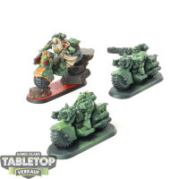 Salamanders - 3 Biker - teilweise bemalt