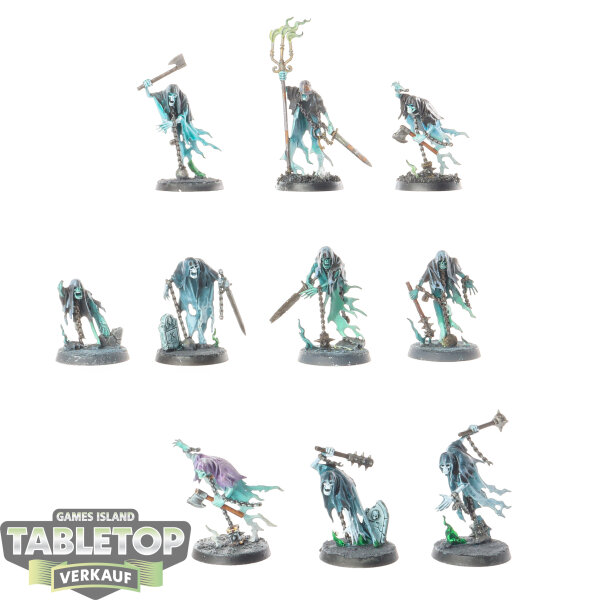 Nighthaunt - 10 Chainrasp Hordes - bemalt