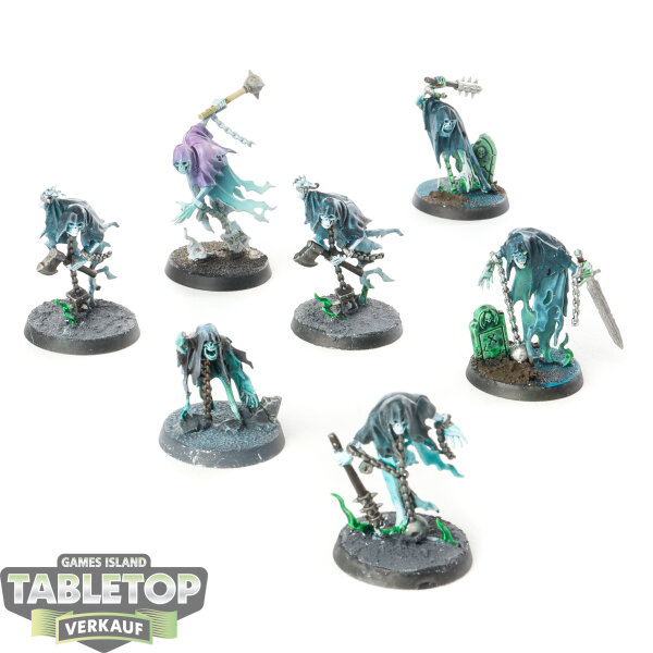 Nighthaunt - 7 Chainrasp Hordes - bemalt