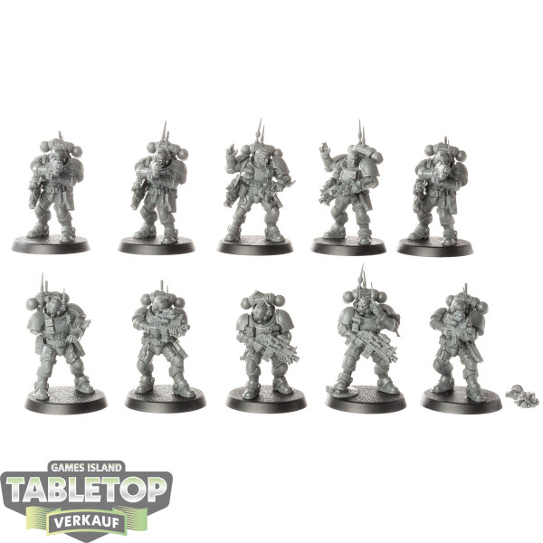Space Marines - 10x Primaris Infiltrators - unbemalt
