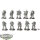 Space Marines - 10x Primaris Infiltrators - unbemalt
