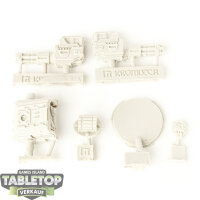 Space Marines - Gatling Cannon Turret - im Gussrahmen