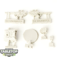 Space Marines - Lascannon Turret - im Gussrahmen