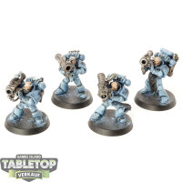Space Wolves - 4x Long Fangs - teilweise bemalt
