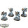 Space Wolves - 4x Long Fangs - teilweise bemalt