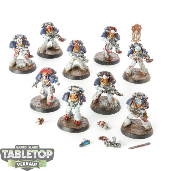 Horus Heresy - 9 Legion MKVI Tactical Squad - bemalt