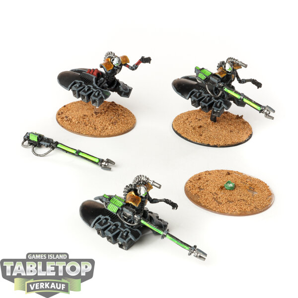 Necrons - 3x Heavy Lokhust Destroyer Squadron - klassisch - teilweise bemalt