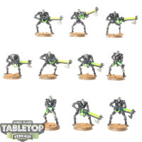 Necrons - 10x Necron Warriors - klassisch - bemalt