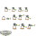 Necrons - 10x Necron Warriors - klassisch - bemalt