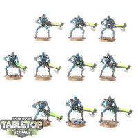 Necrons - 10x Necron Warriors - klassisch - bemalt