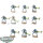 Necrons - 10x Necron Warriors - klassisch - teilweise bemalt