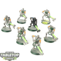 Necrons - 7x Necron Warriors - klassisch - teilweise bemalt