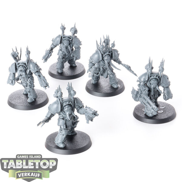 World Eaters - 5 Chaos Terminator Squad - unbemalt