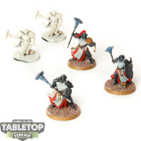 Stormcast Eternals - 5 x Sequitors - teilweise bemalt