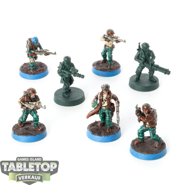 Rebellen - 7 x Rebel Troopers - teilweise bemalt