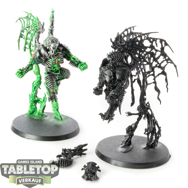 Ossiarch Bonereapers - 2 x Morghast Harbingers - teilweise bemalt