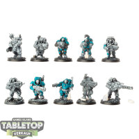 Leagues of Votann - 10 Hearthkyn Warriors - teilweise bemalt