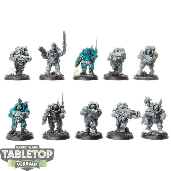 Leagues of Votann - 10 Hearthkyn Warriors - teilweise bemalt