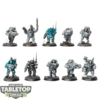 Leagues of Votann - 10 Hearthkyn Warriors - teilweise bemalt