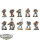 Space Wolves - 10 Grey Hunters klassisch - bemalt