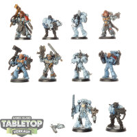 Space Wolves - 10 Grey Hunters klassisch - teilweise bemalt