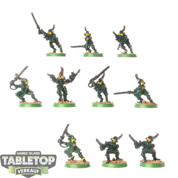 Aeldari - 10 x Striking Scorpions - bemalt