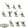 Aeldari - 10 x Striking Scorpions - bemalt
