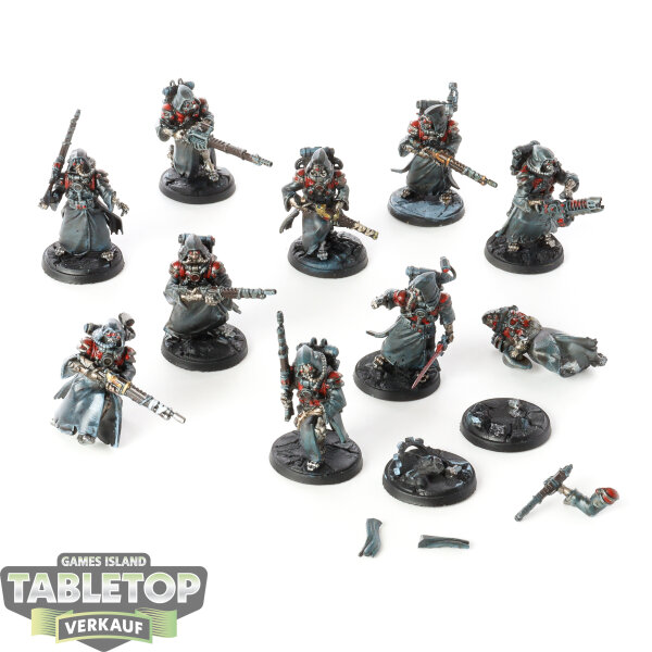 Adeptus Mechanicus - 10 Skitarii Rangers - bemalt