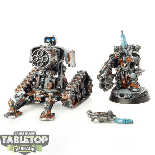 Space Marines - Thunderfire Cannon & Techmarine - bemalt