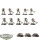 Necrons - 10x Necron Warriors - bemalt