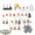 Kingdom of Bretonnia - 22x Men-at-Arms - teilweise bemalt