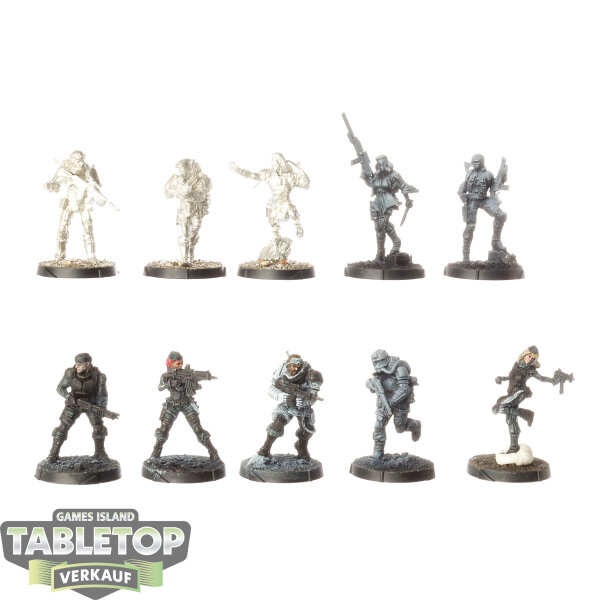 Infinity - 10x Ariadna Action Pack - teilweise bemalt
